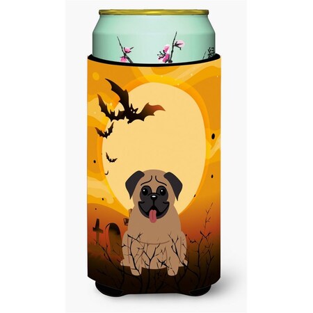 Carolines Treasures Halloween Pug Brown Tall Boy Beverage Insulator Hugger BB4271TBC